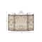 Brown Metal Traditional Fireplace Screen, 38" x 48" x 1"